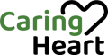 caring heart logo home header